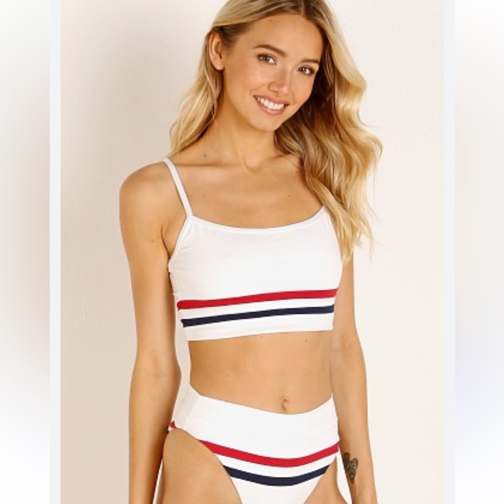 NWT L*Space Alo Yoga Vix Women’s Wilson Bikini Bandeau Bralette Too Small S